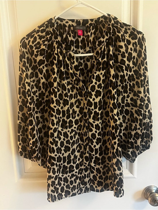 Vince Camuto Tops - Vince Camuto Leopard Print Blouse
